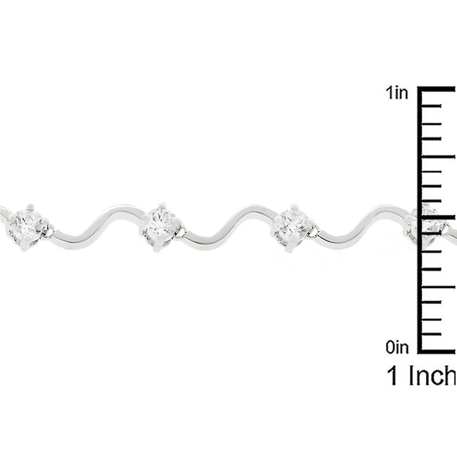 Wavy Frequency Eternity Bracelet