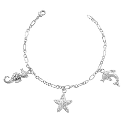 Seaside Fantasy Charm Bracelet