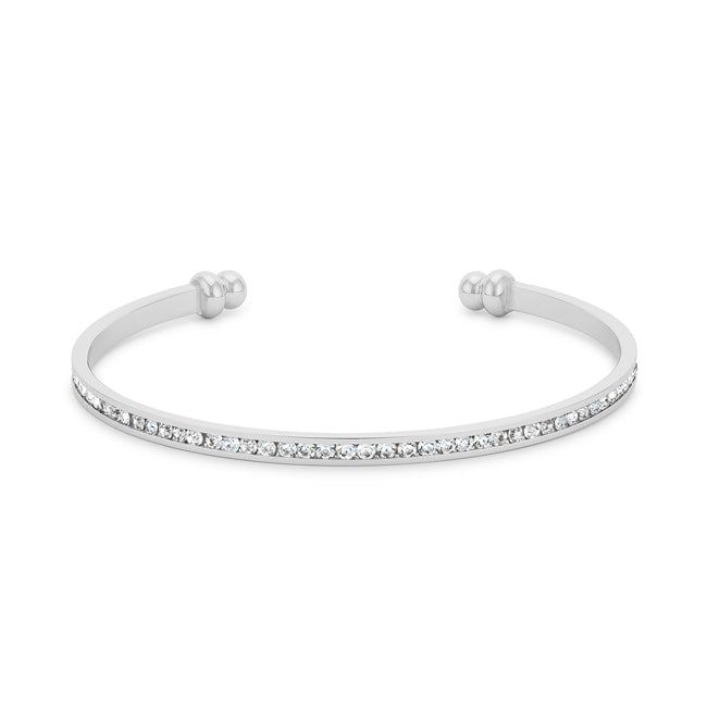 Classy Crystal Cuff Bracelet