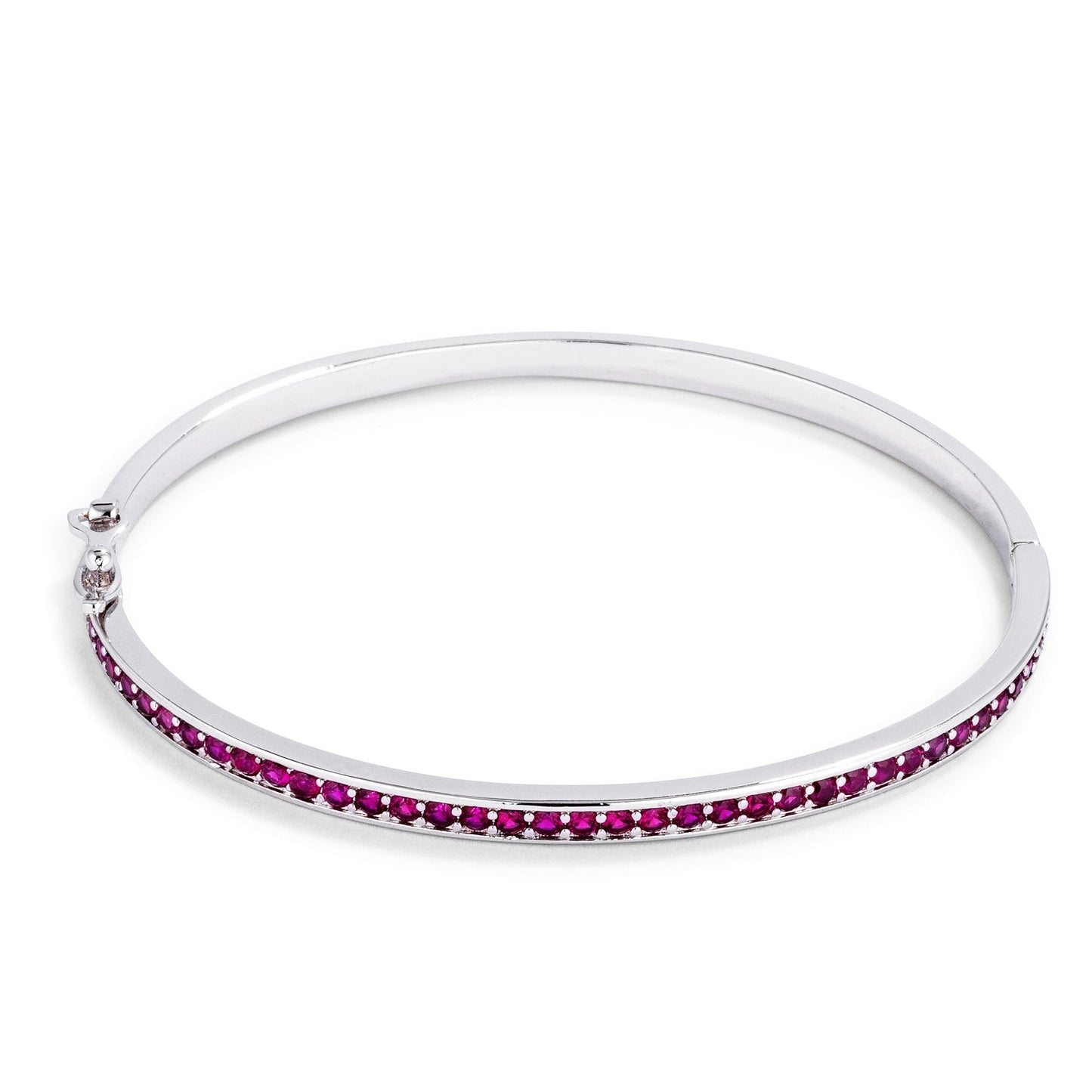 Deep Hue Eternity Bangle Bracelet