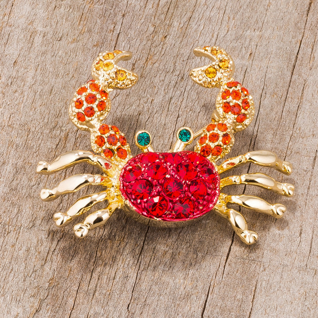 Don’t Crab My Style Brooch