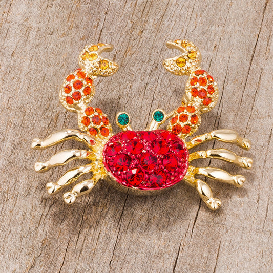 Don’t Crab My Style Brooch