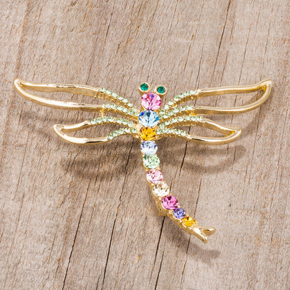 Vibrant Flutter Fly Brooch