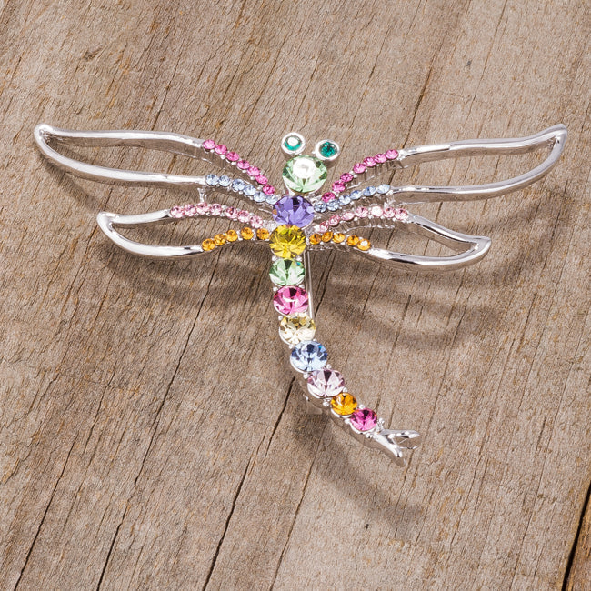 Vibrant Flutter Fly Brooch