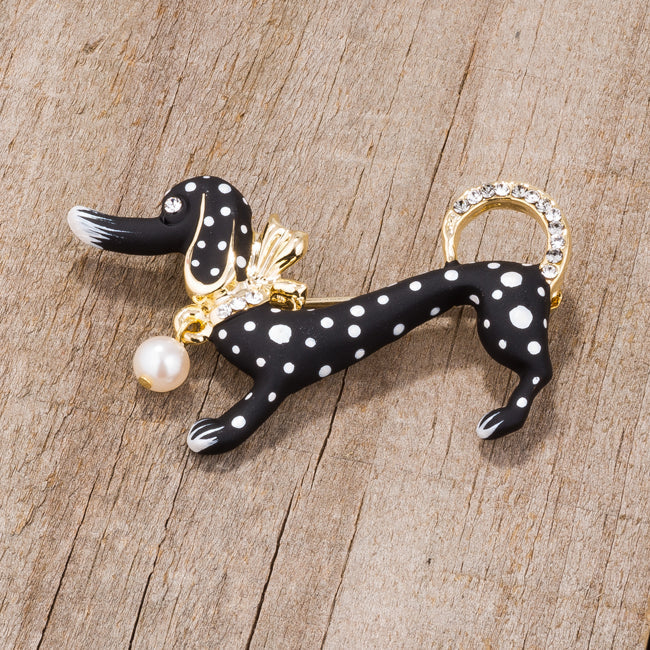 Sweet Spotted Dalmatian Brooch