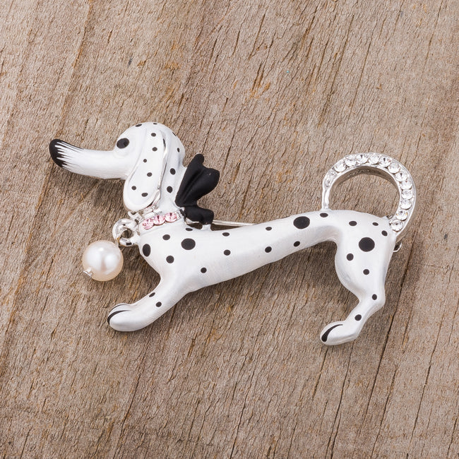 Sweet Spotted Dalmatian Brooch