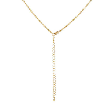 Minimalistic Twisted Curb Chain Necklace