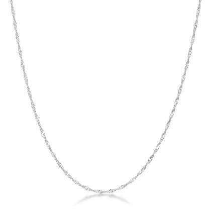 Minimalistic Twisted Curb Chain Necklace