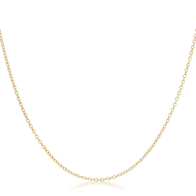 Minimalistic Cable Link Chain Necklace