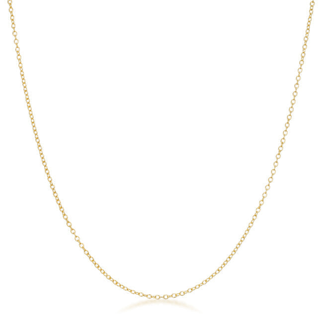 Minimalistic Cable Link Chain Necklace