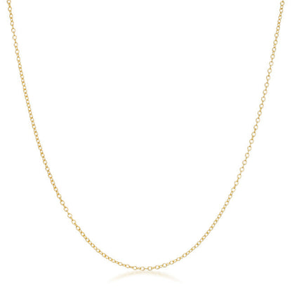 Minimalistic Cable Link Chain Necklace