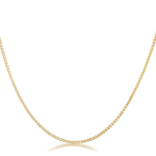 Minimalistic Gold Venetian Chain Necklace