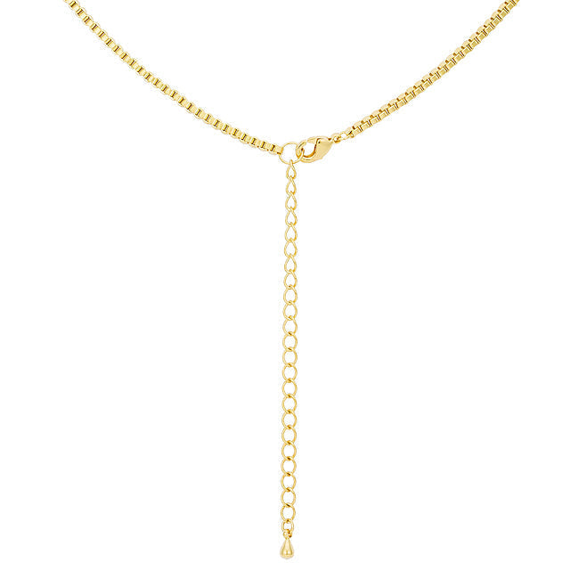 Minimalistic Gold Venetian Chain Necklace