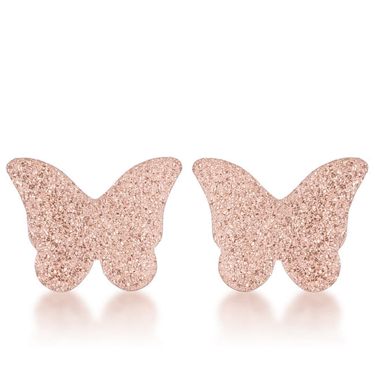 Butterfly Rose Symphony Earrings