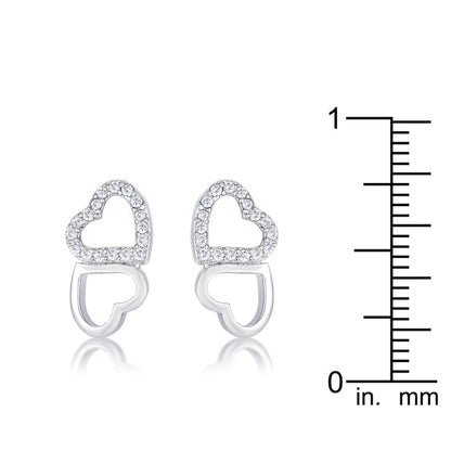 Together Forever Heart Earrings