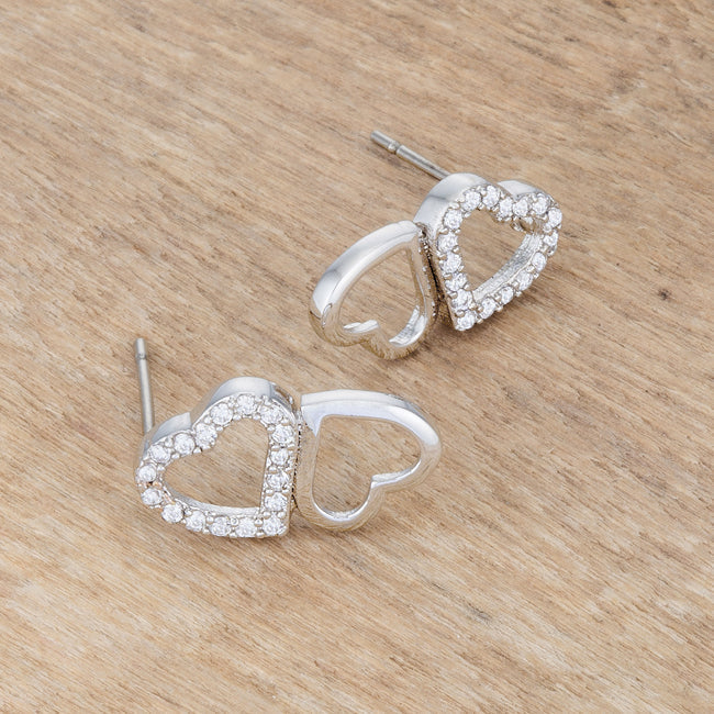 Together Forever Heart Earrings