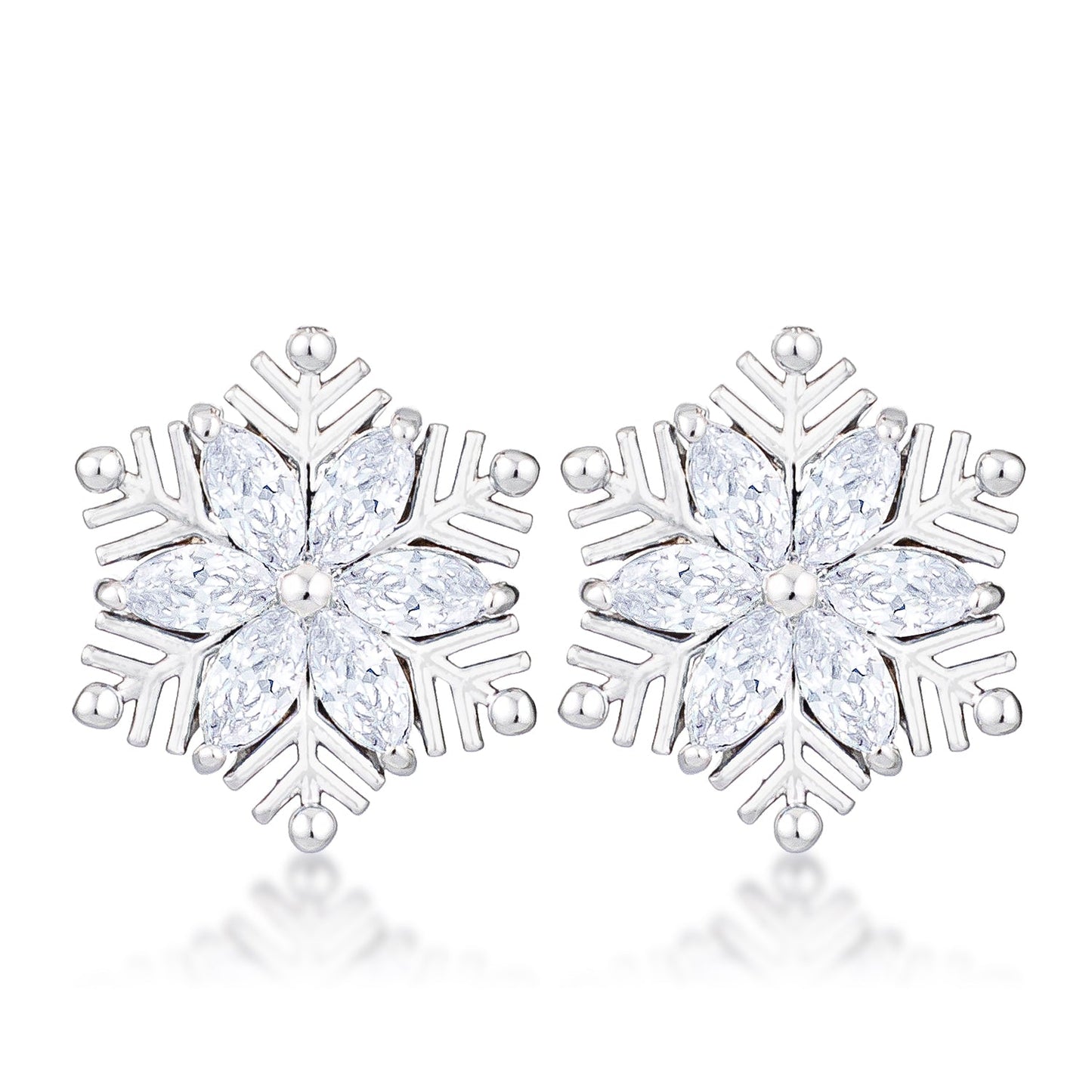 Sensational Snowflake Stud Earrings