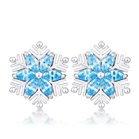Sensational Snowflake Stud Earrings