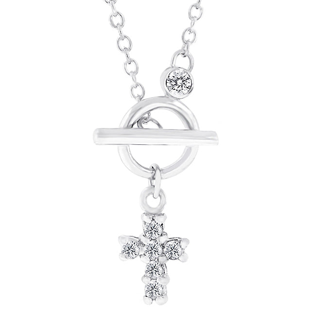 Toggle Cross Pendant