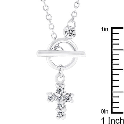 Toggle Cross Pendant