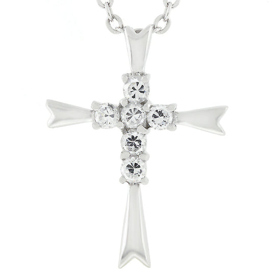 Silver Sanctity Cross Pendant