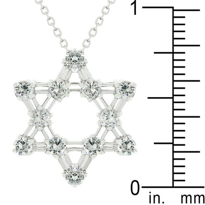 Silver Six-Point Star Pendant