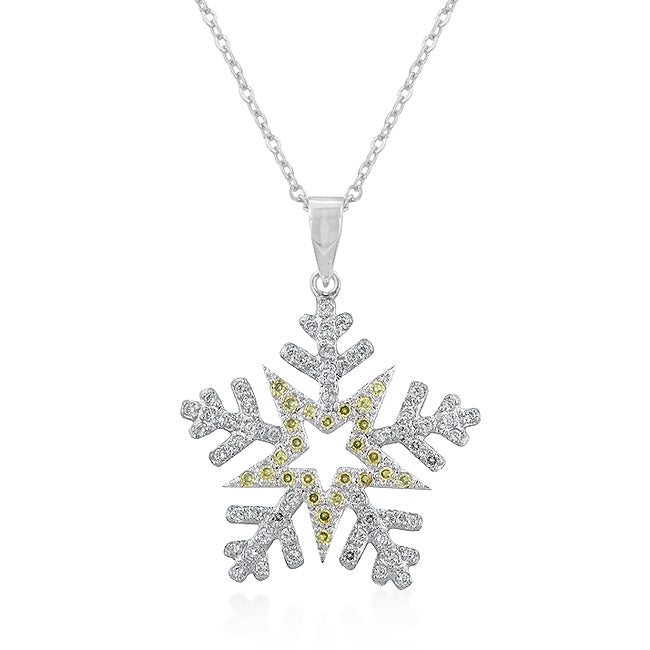 Striking Snowflake Pendant