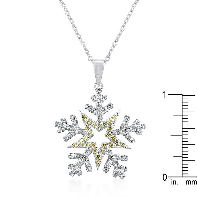 Striking Snowflake Pendant