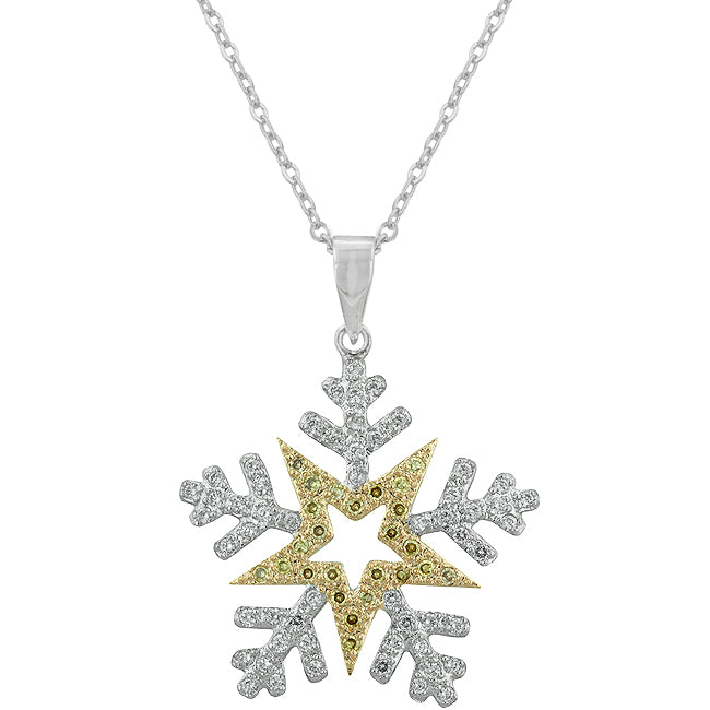 Striking Snowflake Pendant