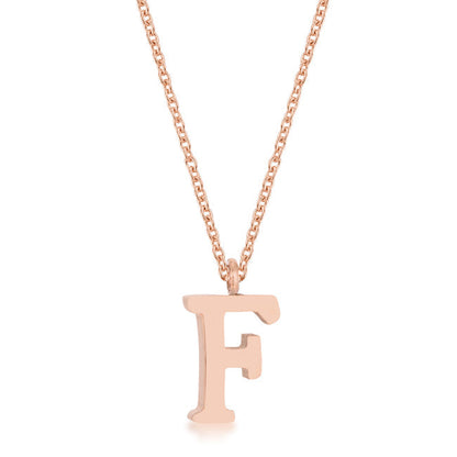 Modern Initial Pendant Necklace