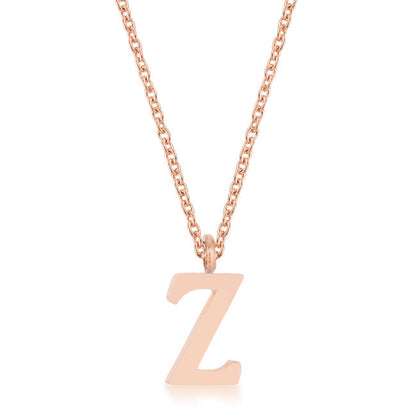 Modern Initial Pendant Necklace