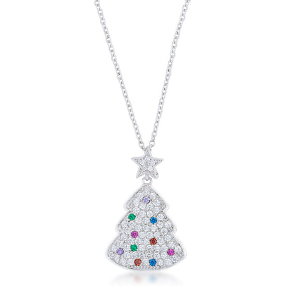 Star-Studded Christmas Tree Pendant