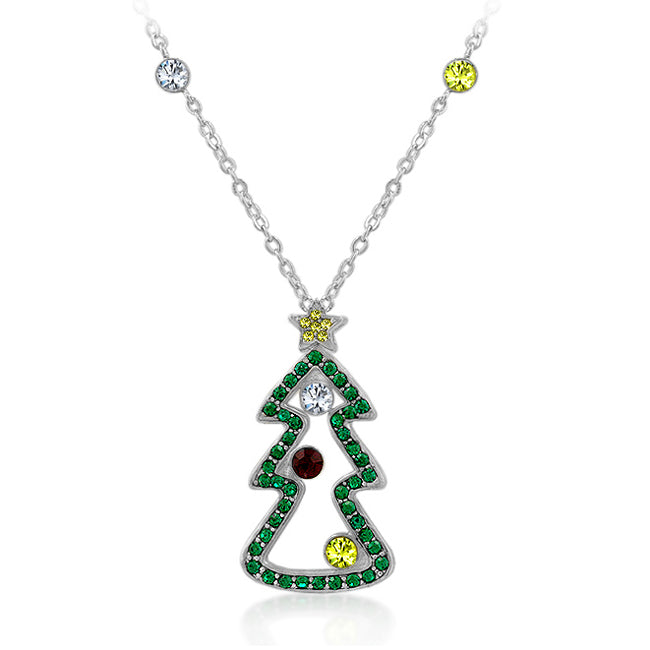 Star-Studded Christmas Tree Pendant