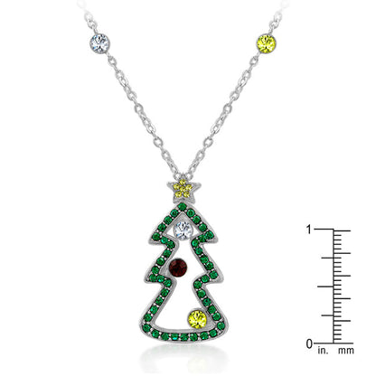 Star-Studded Christmas Tree Pendant