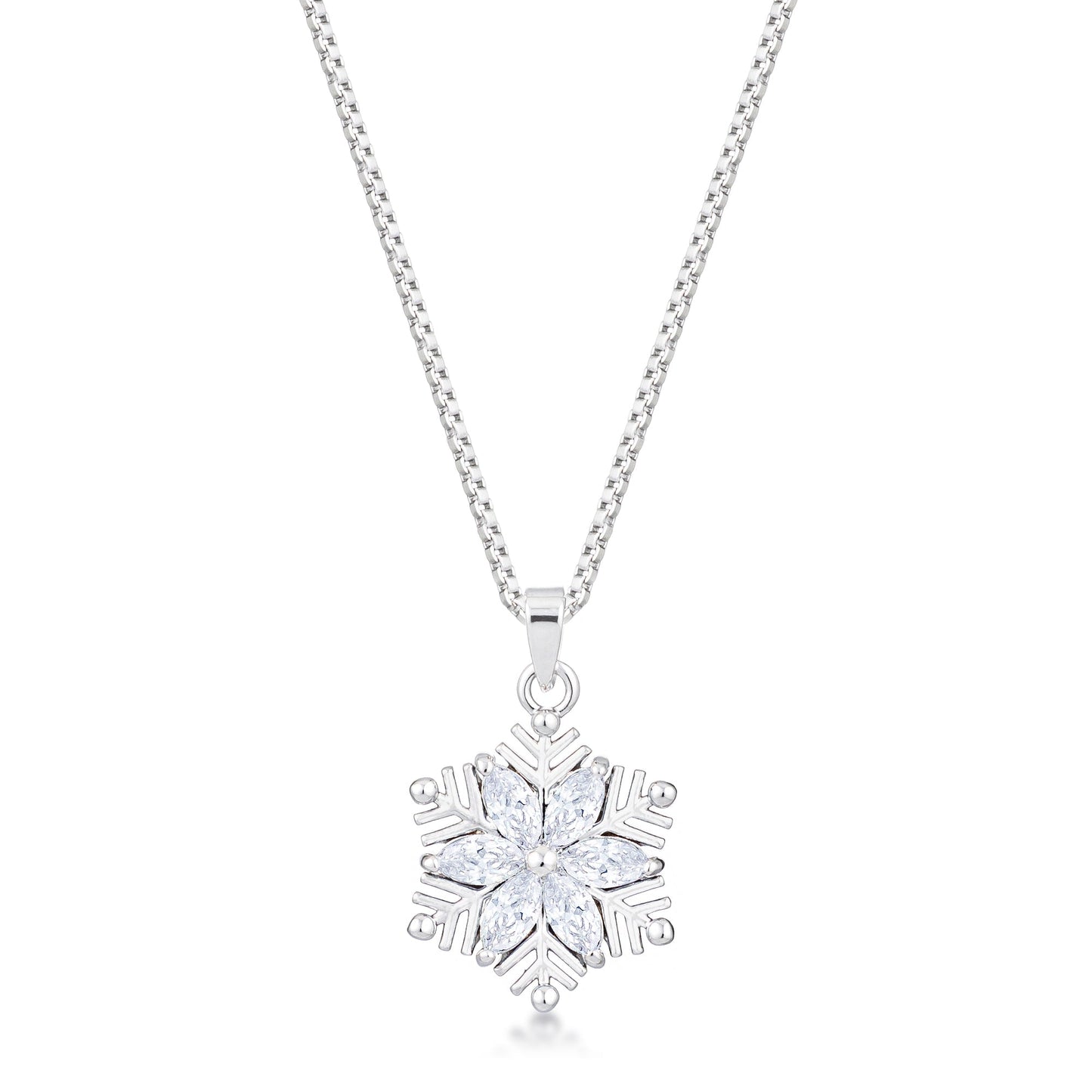 Striking Snowflake Pendant