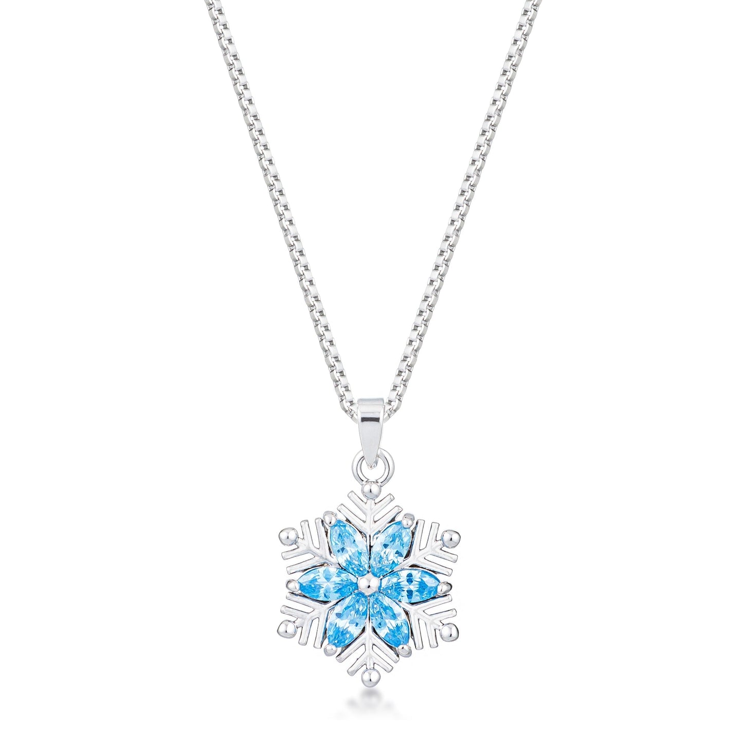 Striking Snowflake Pendant