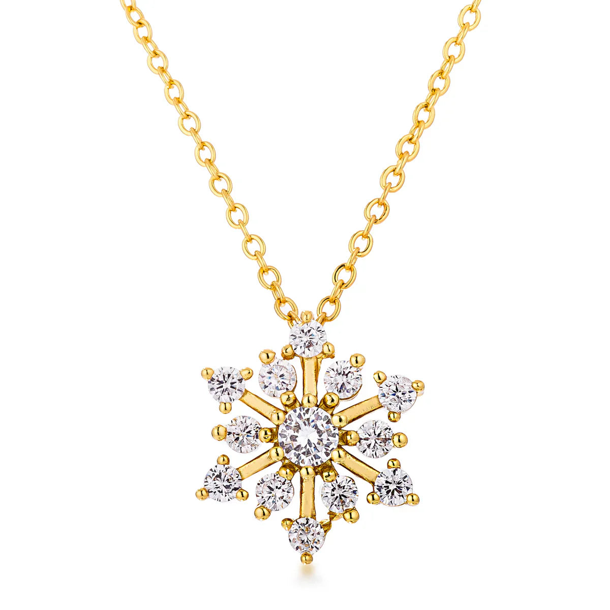 Striking Snowflake Pendant