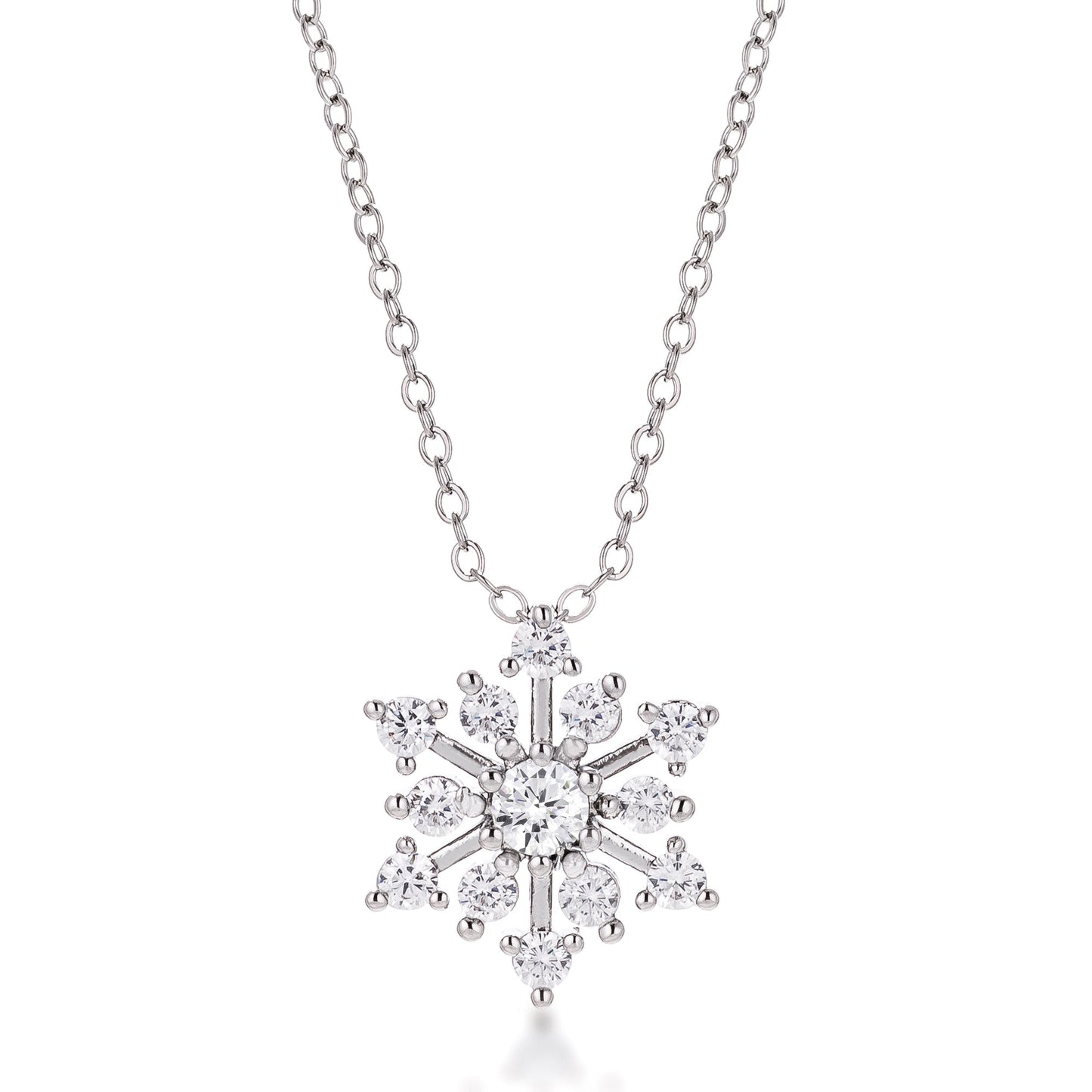 Striking Snowflake Pendant