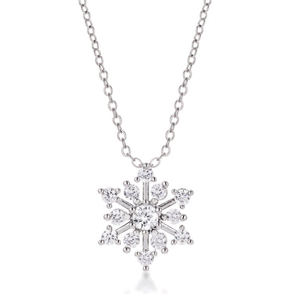 Striking Snowflake Pendant