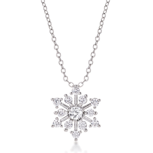 Striking Snowflake Pendant