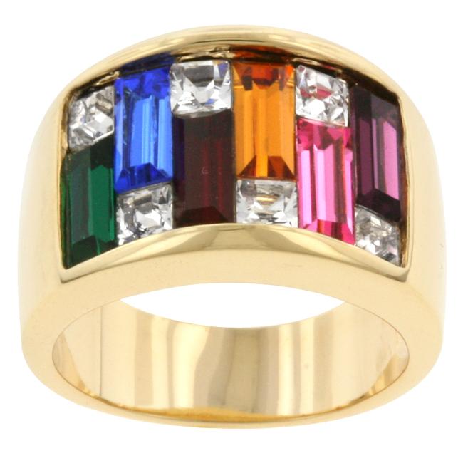 Rainbow Crystal Ring