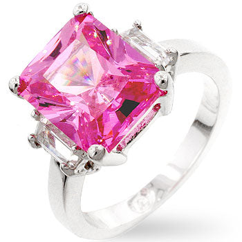 Pretty Pink Engagement Ring