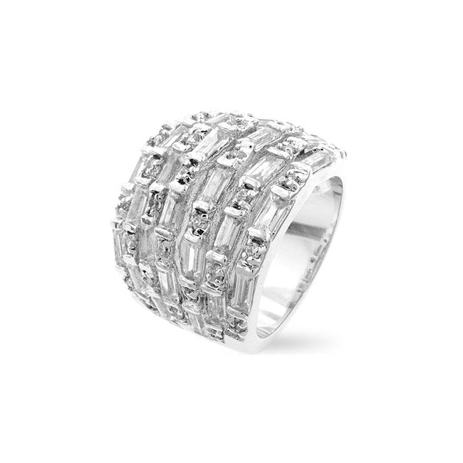 Bejeweled Multi-Row Ring