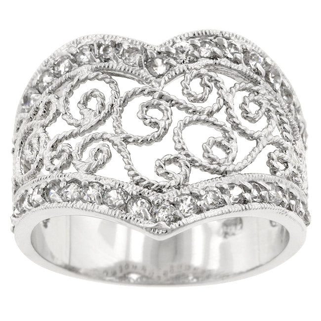 Utopian Filigree Ring