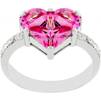 Pink Heart Promise Ring