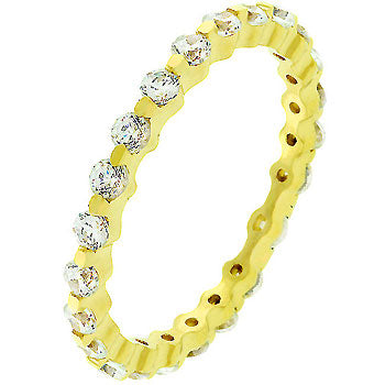 Sterling Delicate Eternity Band