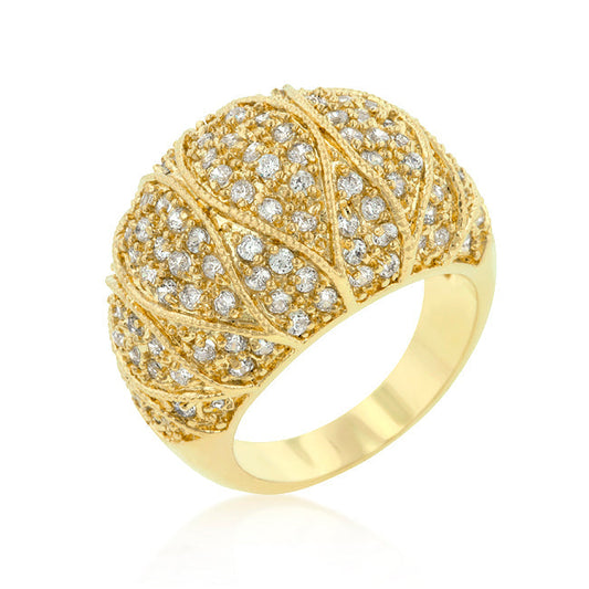 Woven Texture Gold Ring
