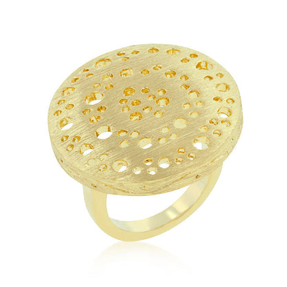 Textured Disc Ring