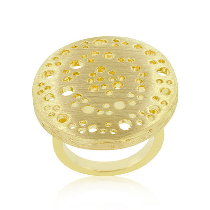 Textured Disc Ring