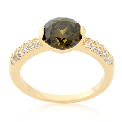 Opulent Olive Ring